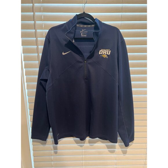 Nike Oral Roberts Golden Eagles 1/4 Zip Pullover  -‎ Size XL - Picture 1 of 3